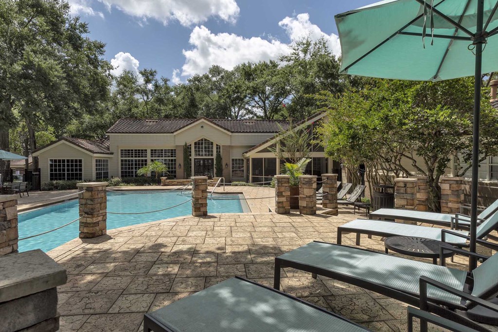Longwood Golf Brook Apartments Resort-Inspired Pool with Sundeck and Lounge Seating
