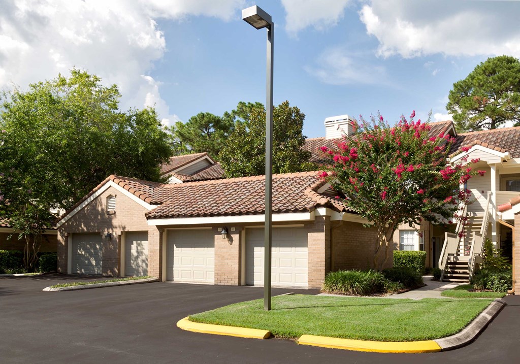 Longwood Golf Brook Apartments Private Garages with Remote Openers and Overhead Storage