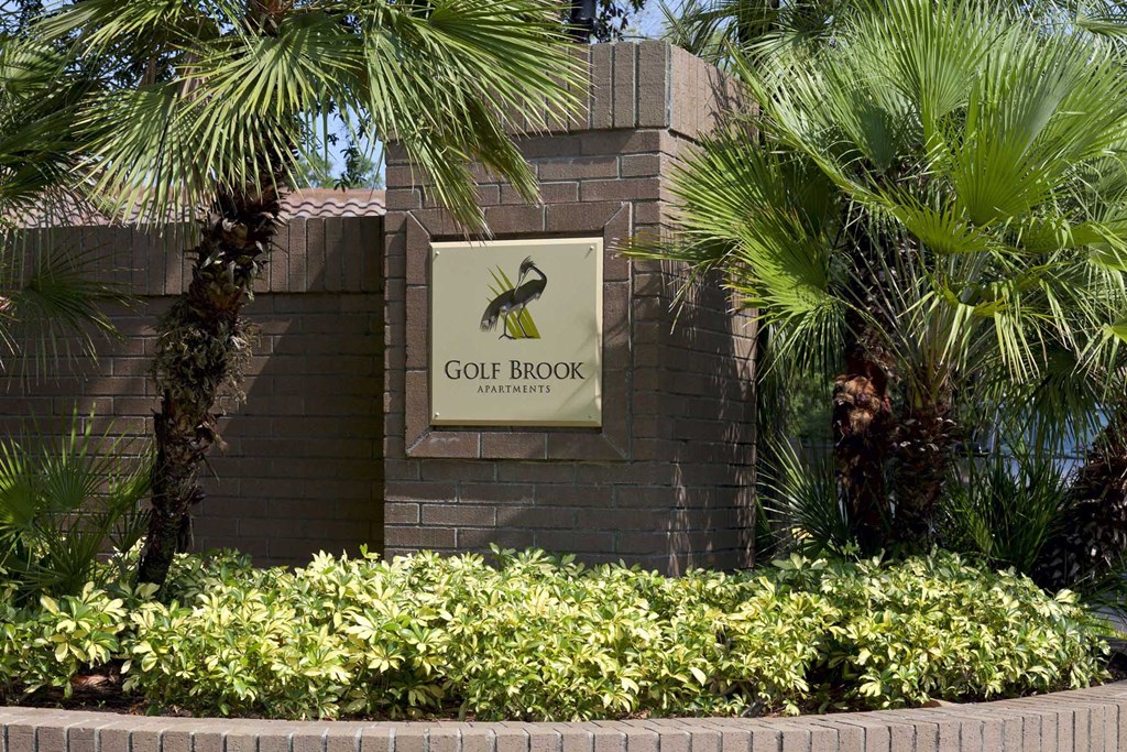 Longwood Golf Brook Apartments Community Entrance