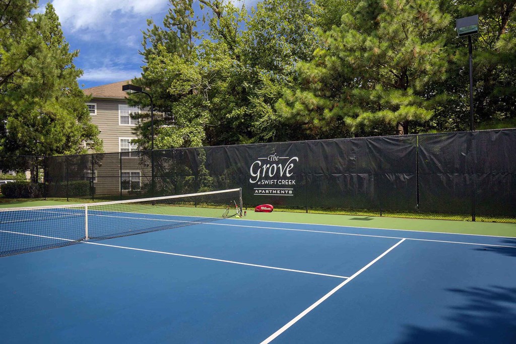 Grove Swift Creek Apartments Outdoor Tennis Court