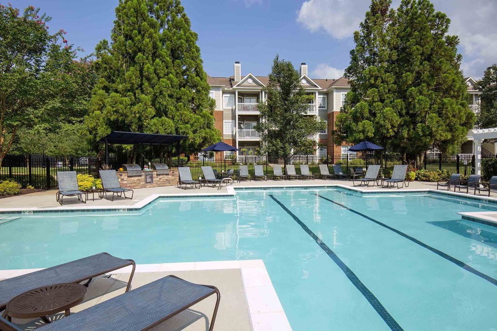 Grove Swift Creek Apartments Resort-Style Pool and Wooded Views