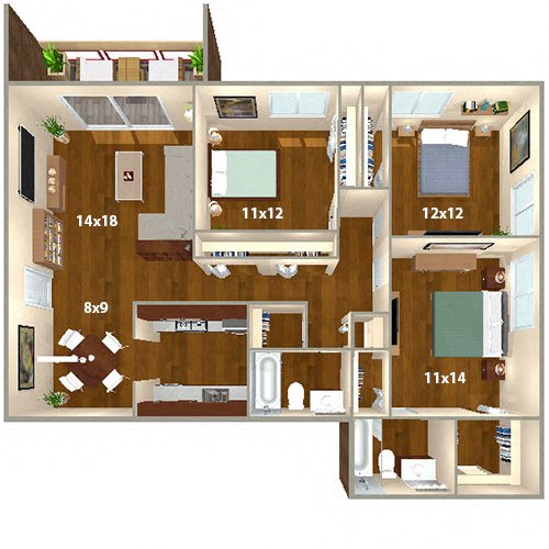 4800 Lake Trail Dr 1-3 Beds Apartment for Rent - Photo Gallery 34