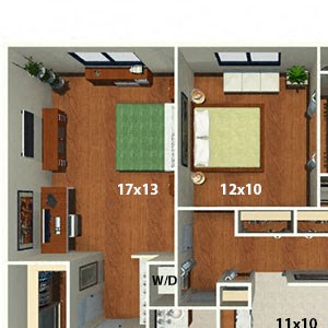 Model 2BR 2 BR