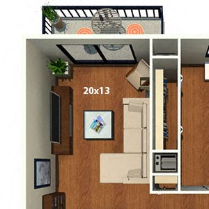 Model 1BR 1 BR