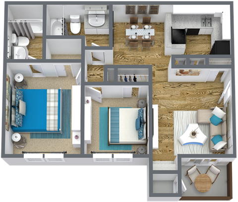 2910 S Collins St. 1-3 Beds Apartment for Rent - Photo Gallery 21