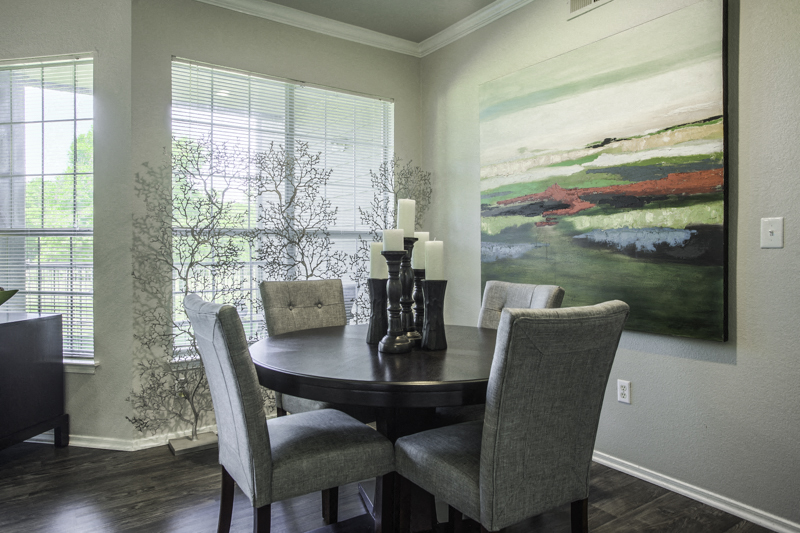 Dining Area Space with 4-Seat Dining Room Table