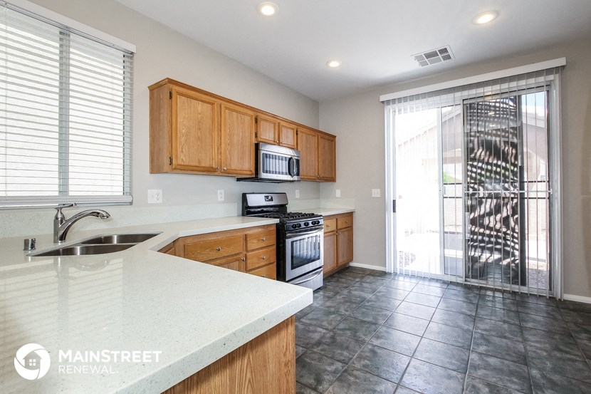 the kitchen is clean and ready for us to use