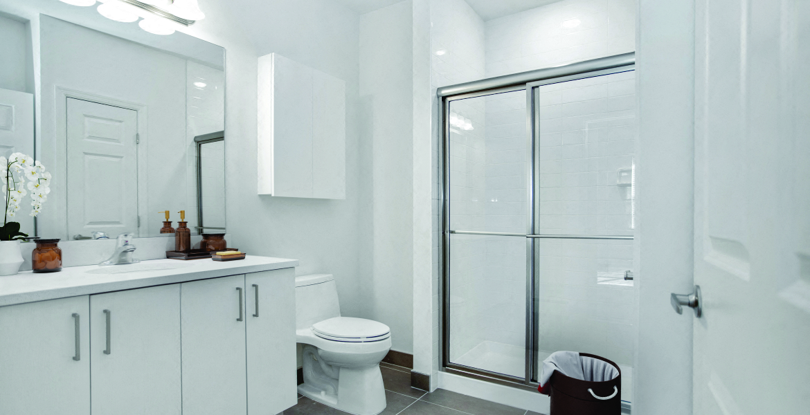 Luxurious Bathroom at Echo Pond Luxury Apartments, Moriches