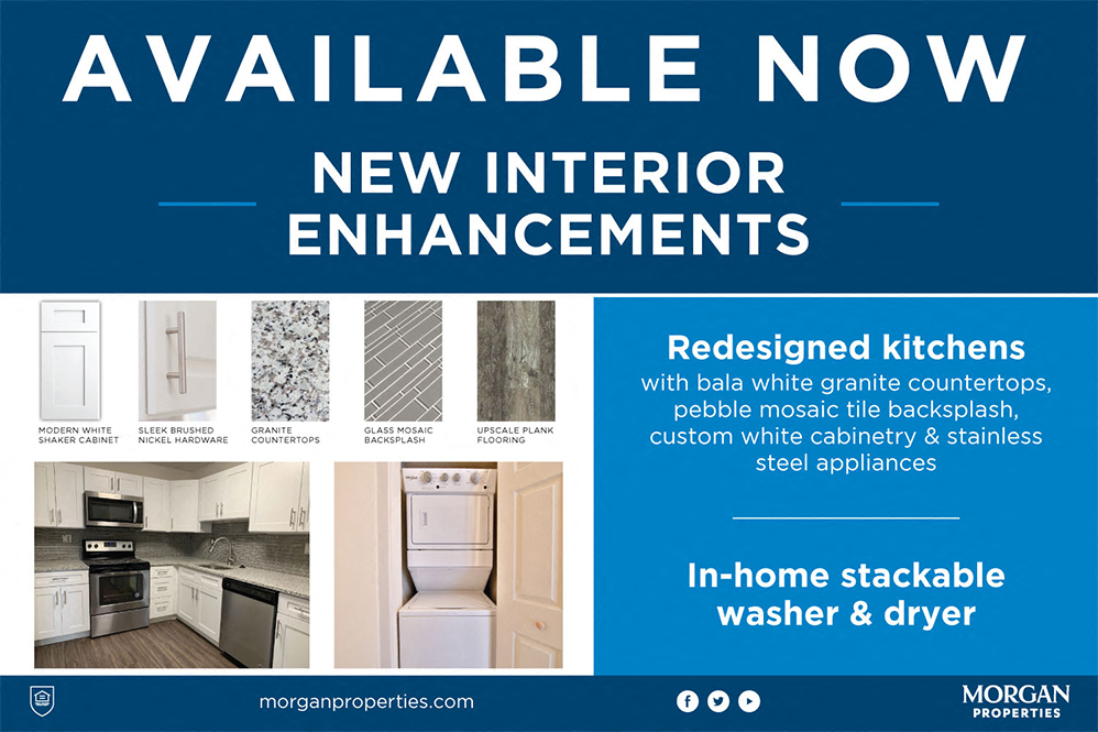 updated kitchens with white granite countertops and stainless steel available now new interior enhancements