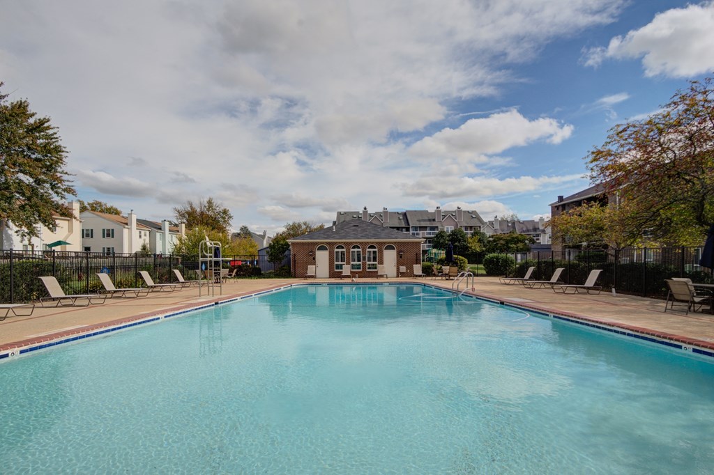 the swimming pool at our apartments