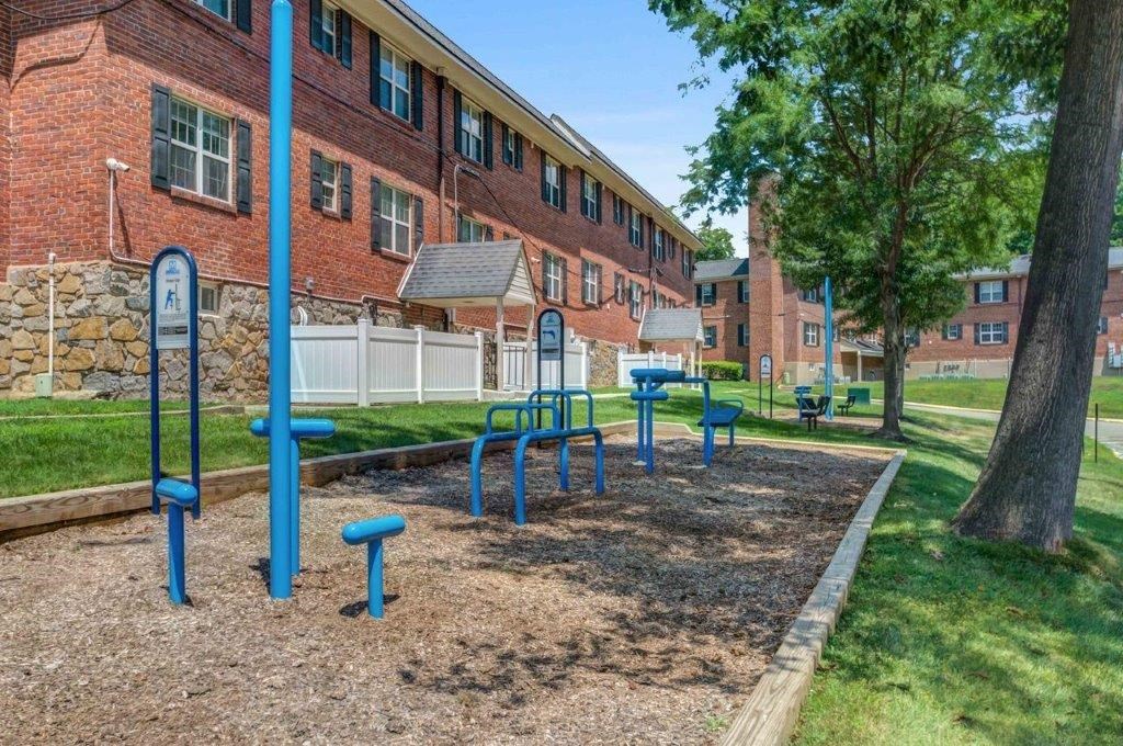 our apartments are located in a quiet neighborhood with a playground