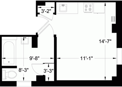 308 Fourth Ave. S Studio-1 Bed Apartment, Affordable for Rent - Photo Gallery 20