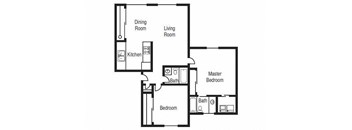 2 Bed 2 Bath F