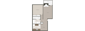 1 Bed 1 Bath_D