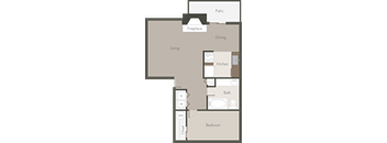 1 Bed 1 Bath_C