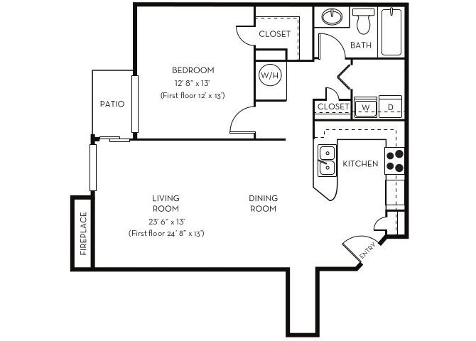 large bedroom unit in apartments in lakewood