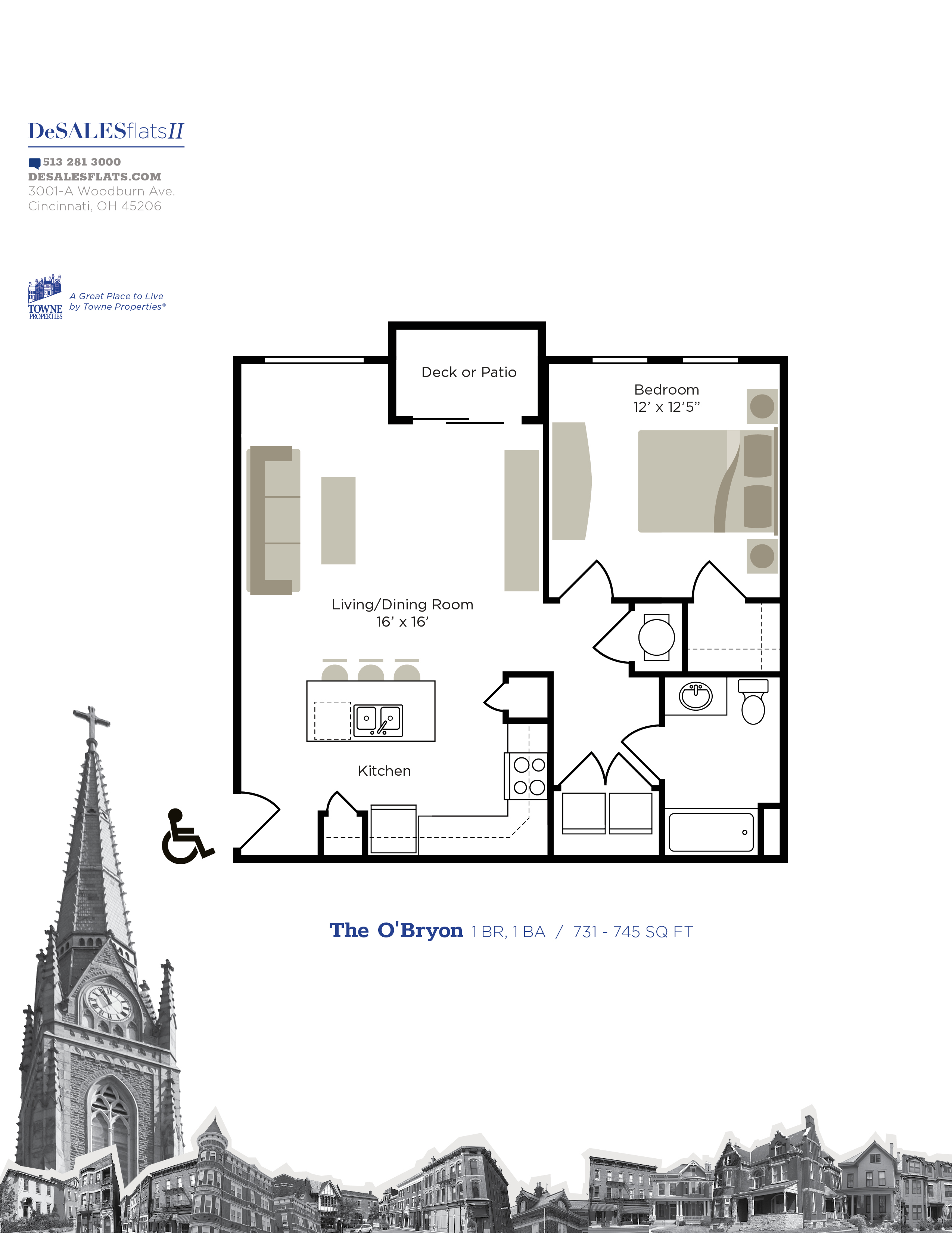 DeSales Flats Apartments DeSales Floor Plans Cincinnati
