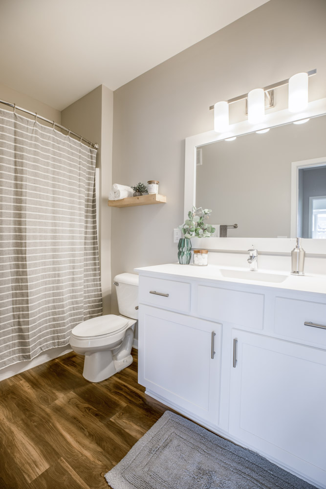 Ascend at Woodbury-white cabinetry finish package