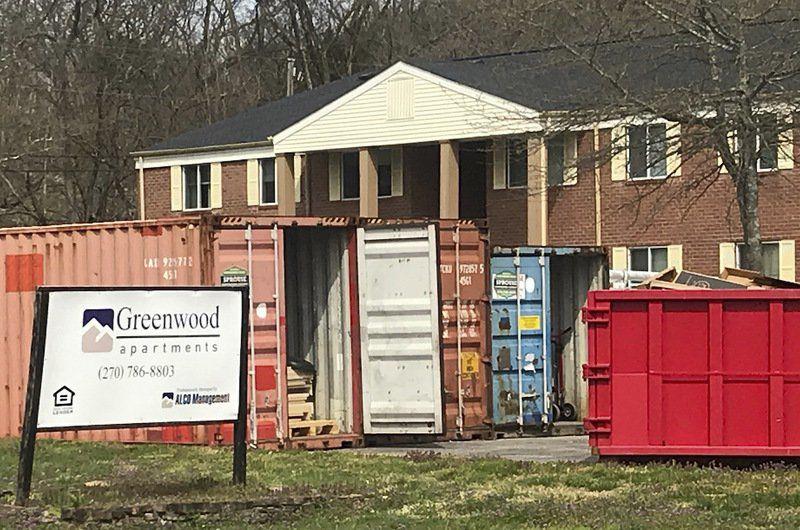 Greenwood Apartments in Horse Cave undergoing renovation